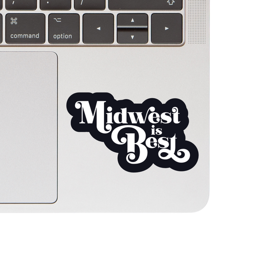 Midwest is Best Vinyl Sticker