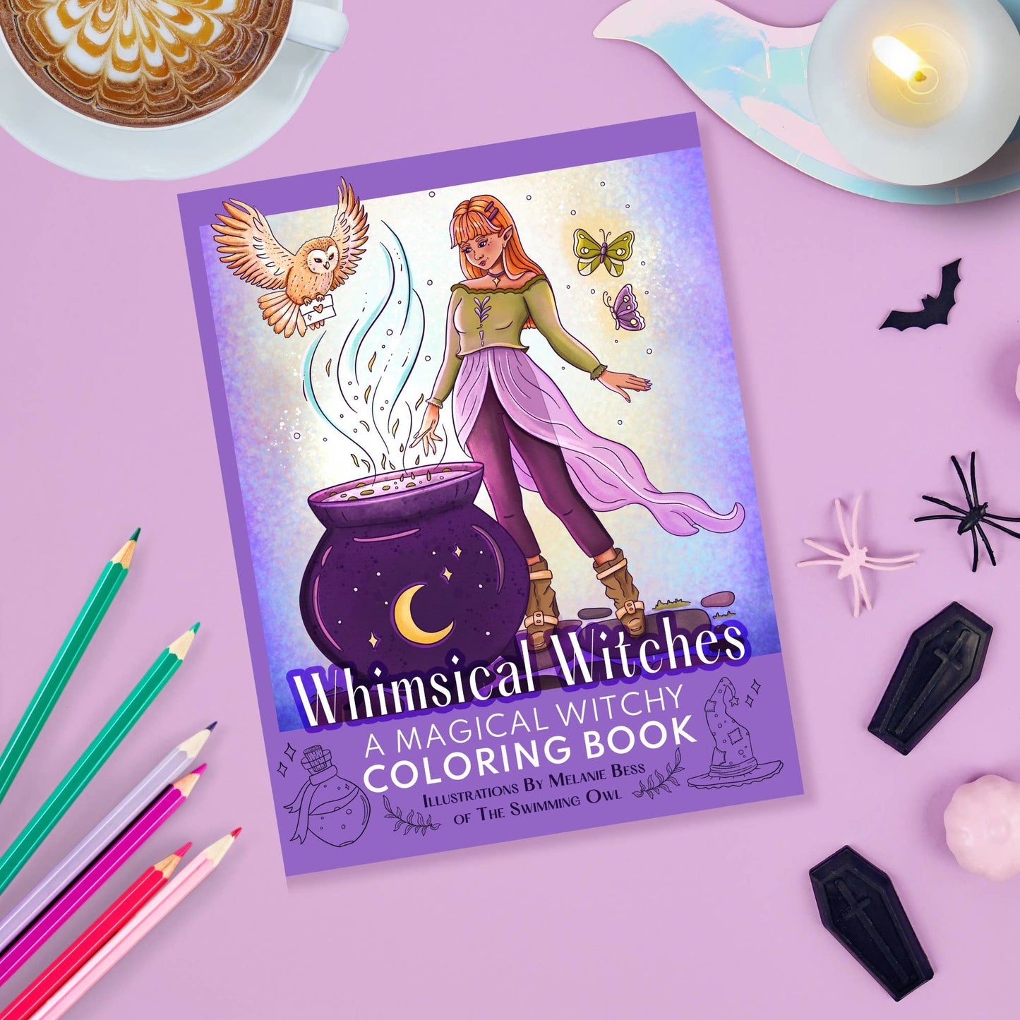 Whimsical Witches Coloring Book