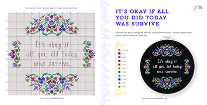 Self-Care Cross-Stitch: 40 Uplifting Patterns