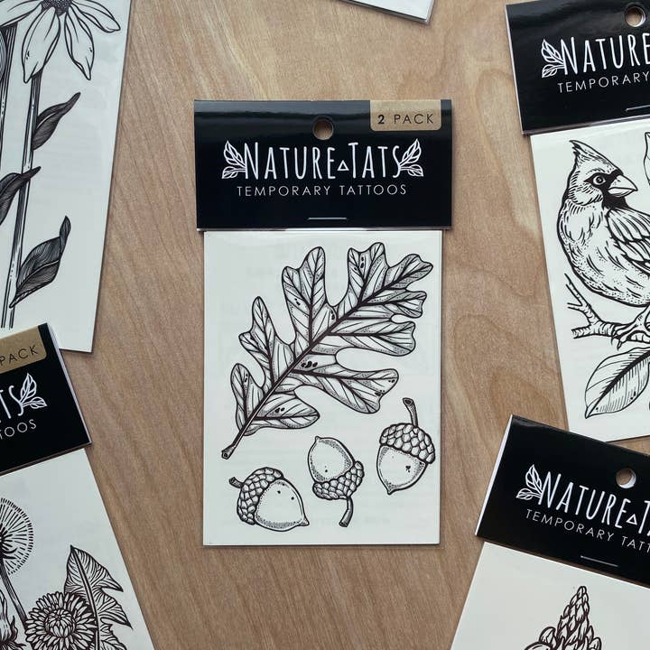 Nature Tats - temporary tattoos