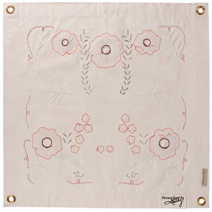 Poppies Folk Art Wall Banner
