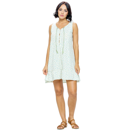 Floral Frolic Dress Ruffled Hem