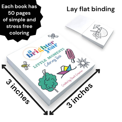 Little Moments Easy Tear mini Coloring Book