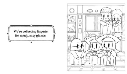 Golden Ghouls: A Thank-You-for-Being-a-Fiend Coloring Book