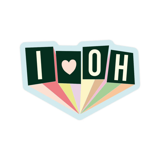 I love Ohio vinyl sticker