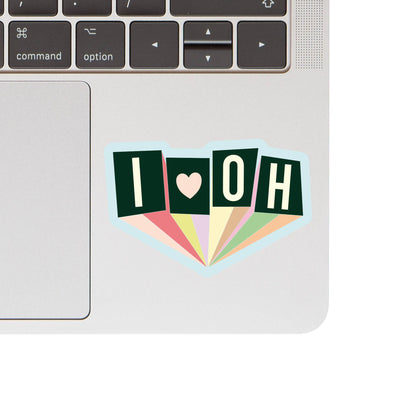 I love Ohio vinyl sticker