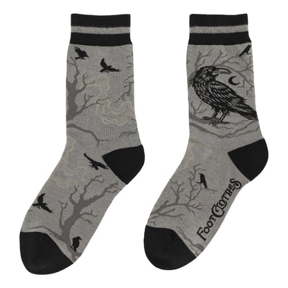 Midnight Crow Crew Socks