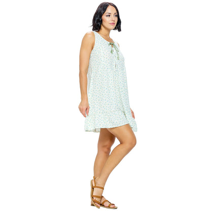 Floral Frolic Dress Ruffled Hem