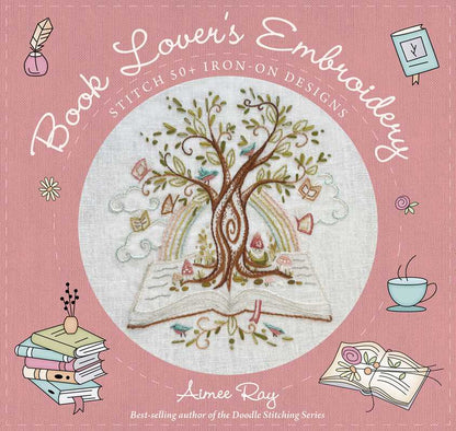 Book Lover's Embroidery by Aimee Ray