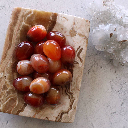 Carnelian Mini Egg crystal stone