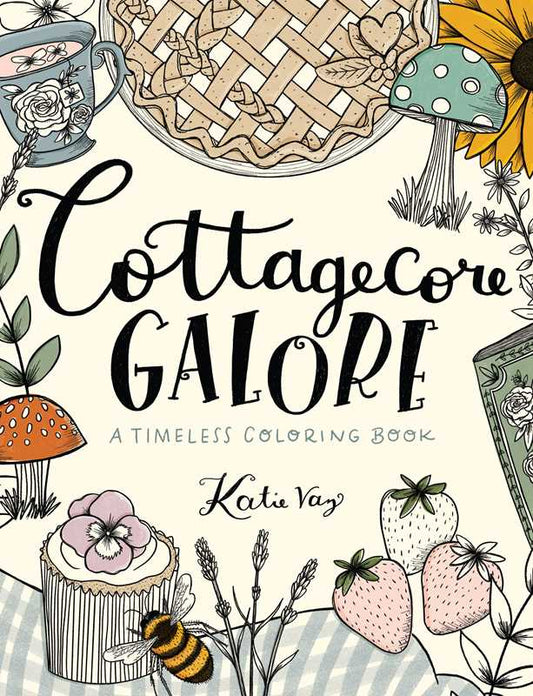 Cottagecore Galore coloring book