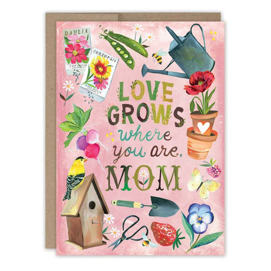 Love Grows mother's day card - Katie Daisy
