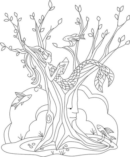 Book Lover's Embroidery by Aimee Ray