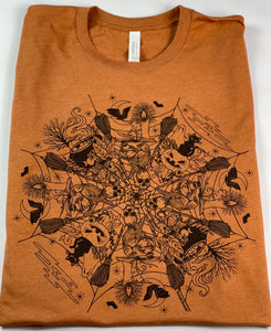 Spooky Mandala unisex tshirt