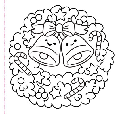 Color Me Cozy Christmas Adult Coloring Book