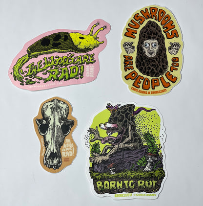 Sporelust vinyl stickers