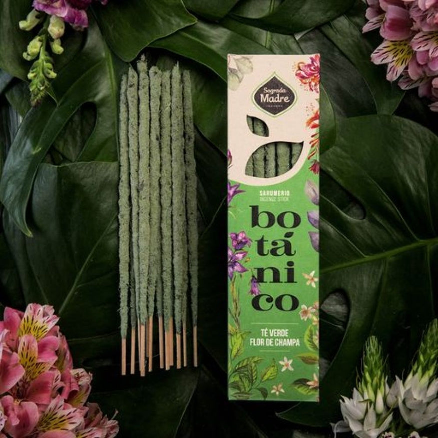 Green Tea & Champa incense sticks