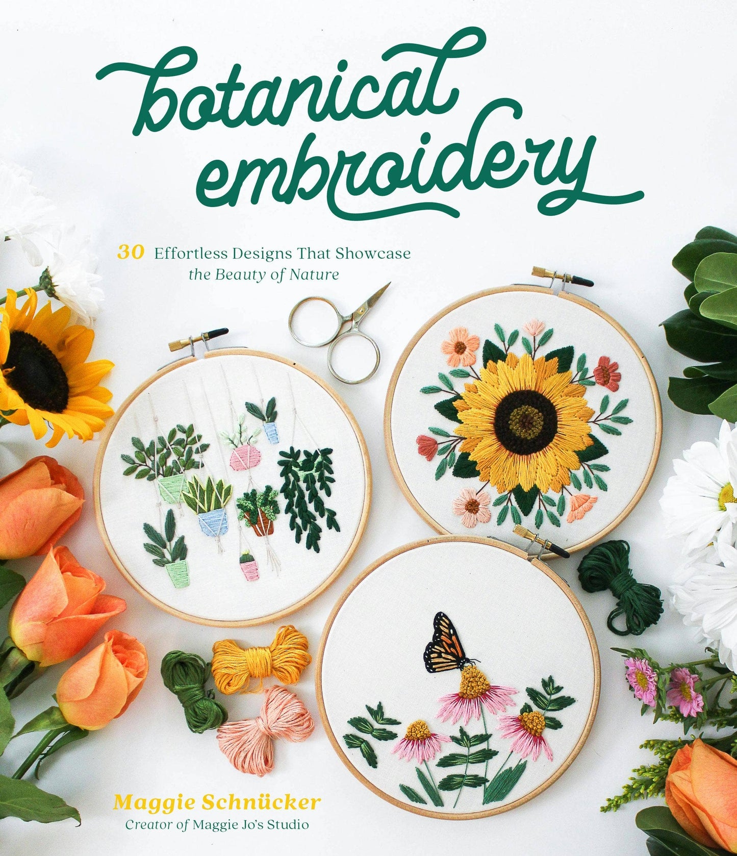 Botanical Embroidery: 30 Designs Showcasing Nature's Beauty