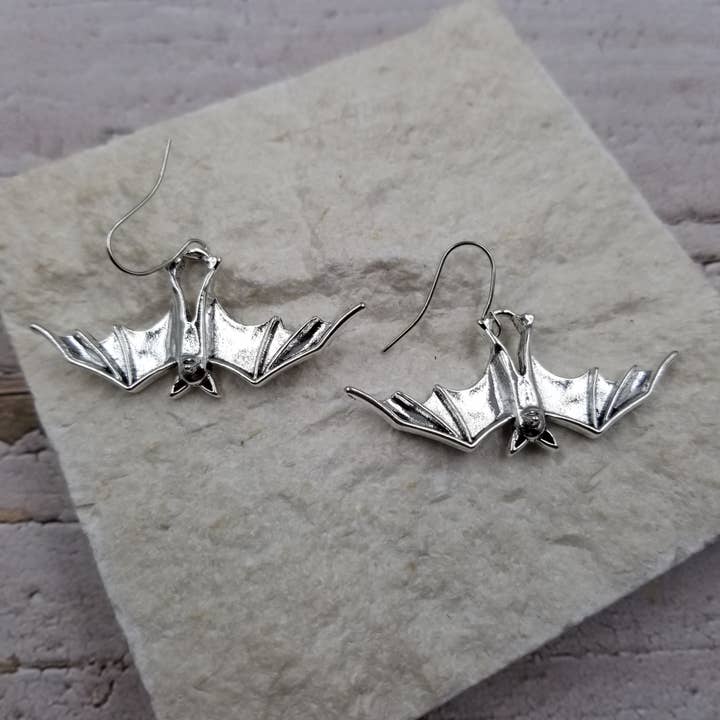 Hanging Bat earrings