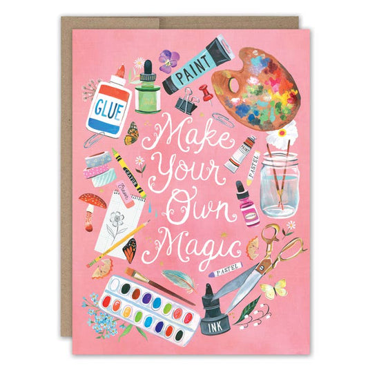 Make Your Own Magic birthday card - Katie Daisy