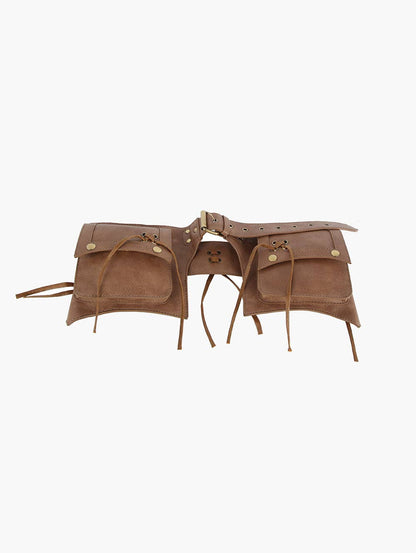 Waist Belt Bag with Two Pockets