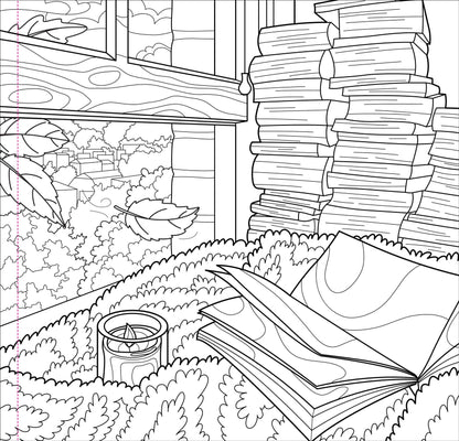 Autumn Dreams Adult Coloring Book