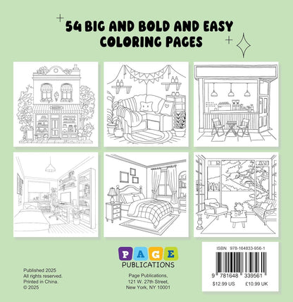 Little Corner: Bold and Easy Coloring Book