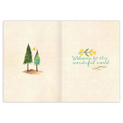 Fawn new baby card - Katie Daisy
