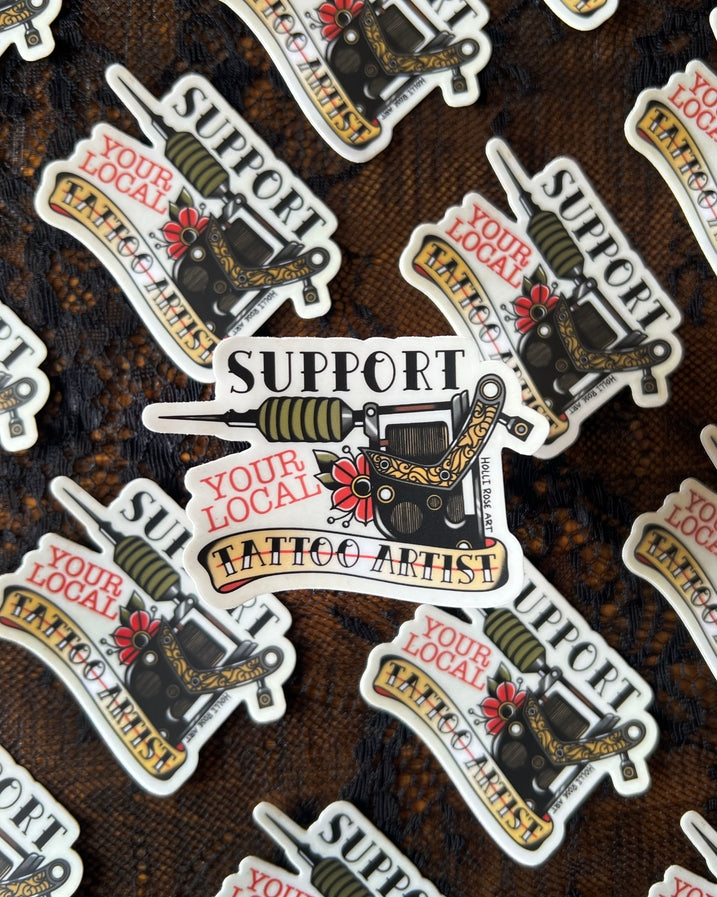 Support your Local.... stickers - Holli Rose Art