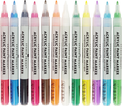 Studio Series Acrylic Paint Markers (Set of 12)