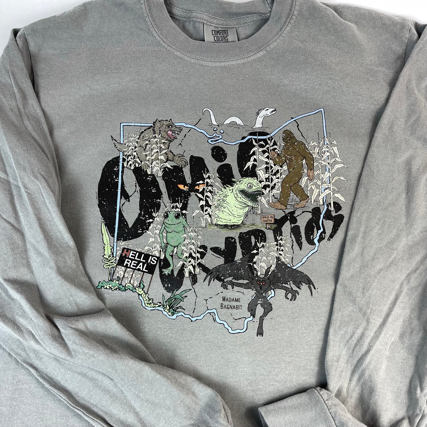 Ohio Cryptids unisex long sleeve printed Tshirt
