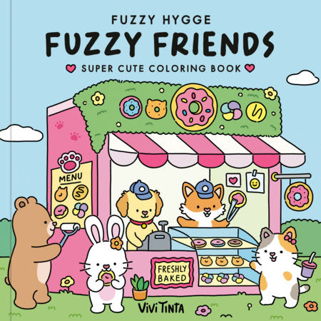 Fuzzy Friends - super cute coloring book