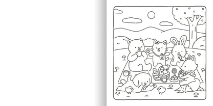Fuzzy Friends - super cute coloring book