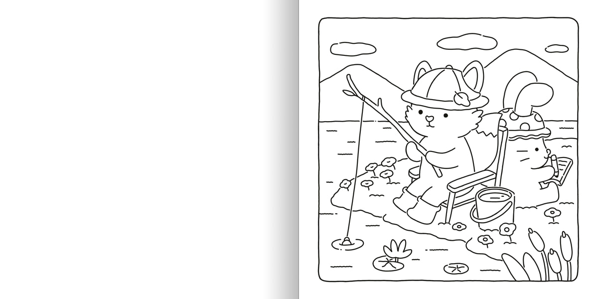 Fuzzy Friends - super cute coloring book
