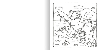 Fuzzy Friends - super cute coloring book