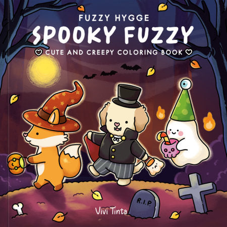 Spooky Fuzzy - cute and creepy coloring book