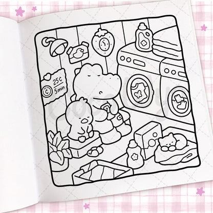 Cozy Days - cute & comfy Coco Wyo coloring book