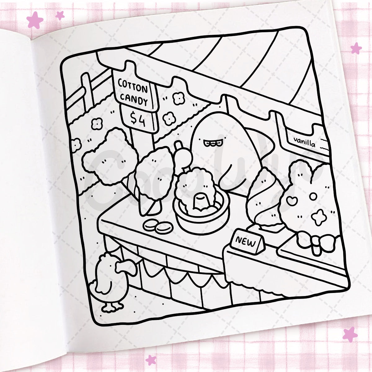 Cozy Days - cute & comfy Coco Wyo coloring book