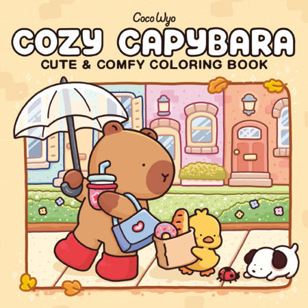 Cozy Capybara - cute & cozy coloring book by CocoWyo