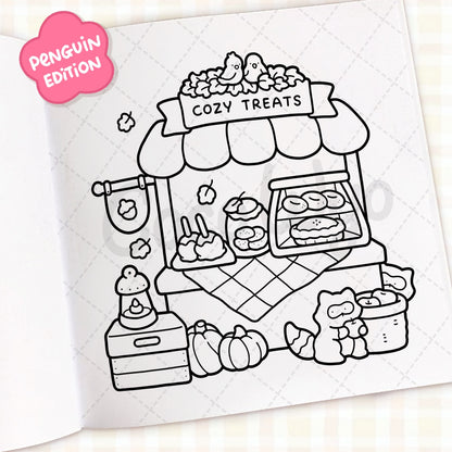 Cozy Season - cute & comfy coloring book by CocoWyo