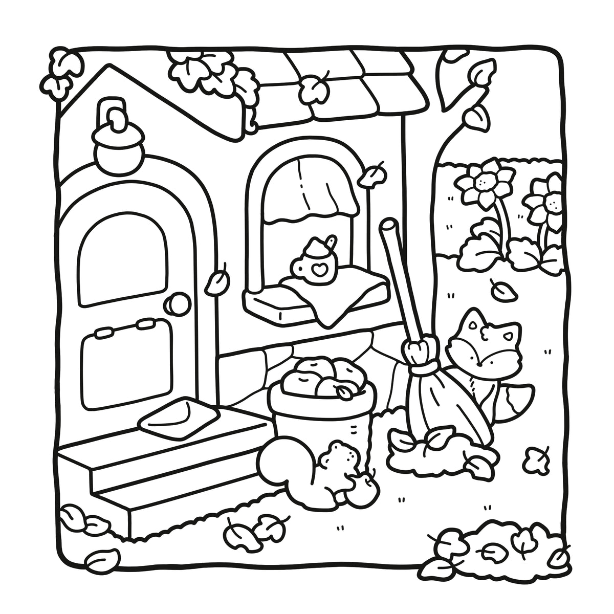 Cozy Season - cute & comfy coloring book by CocoWyo