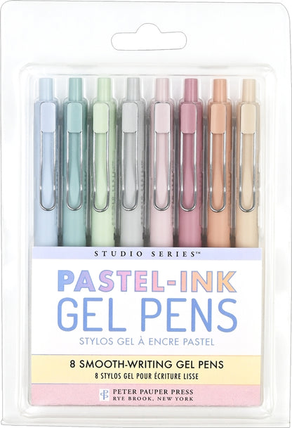 Pastel gel pens