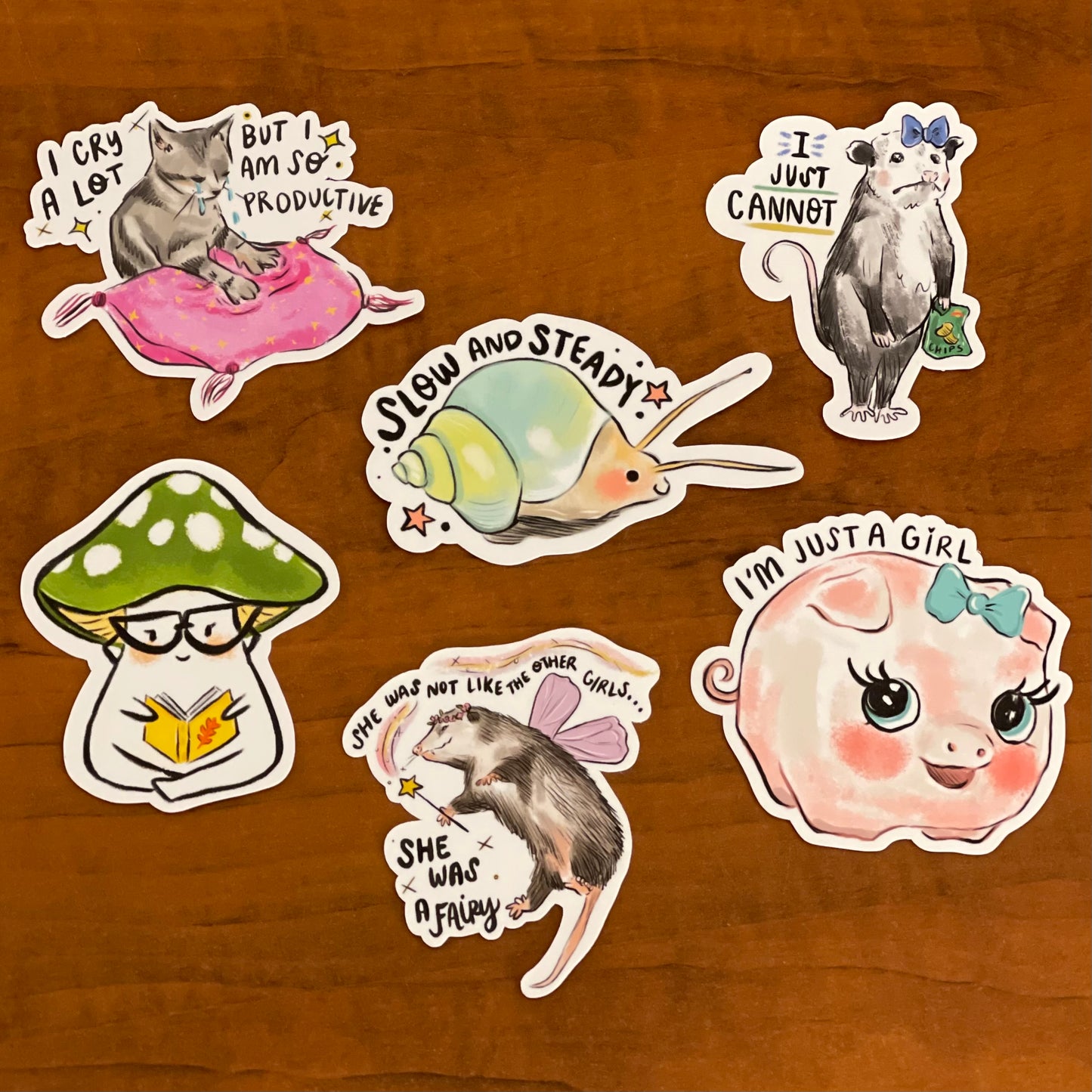 Amy Hartelust Art Stickers