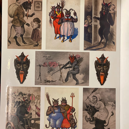 Creepy Krampus sticker book