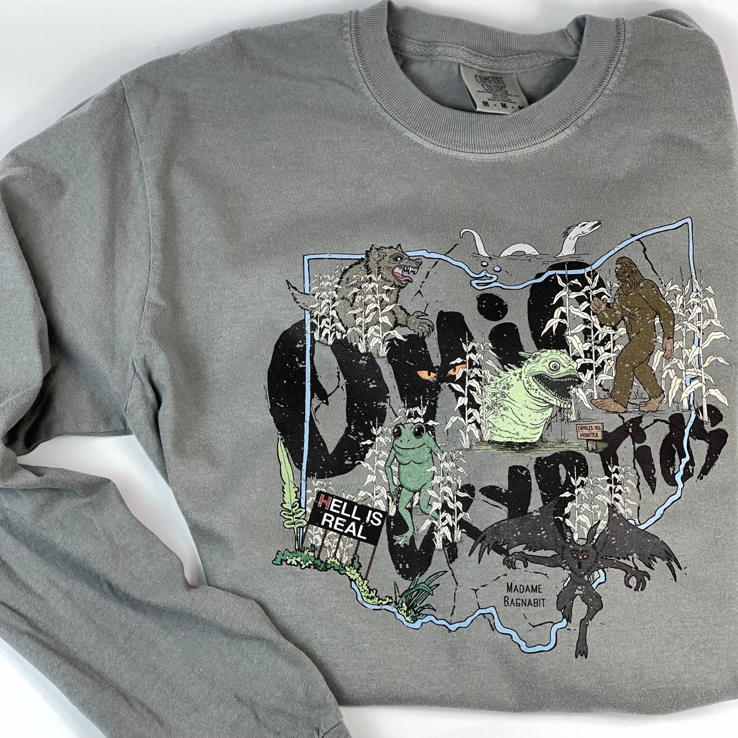 Ohio Cryptids unisex long sleeve printed Tshirt