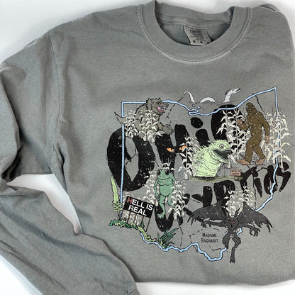 Ohio Cryptids unisex long sleeve printed Tshirt