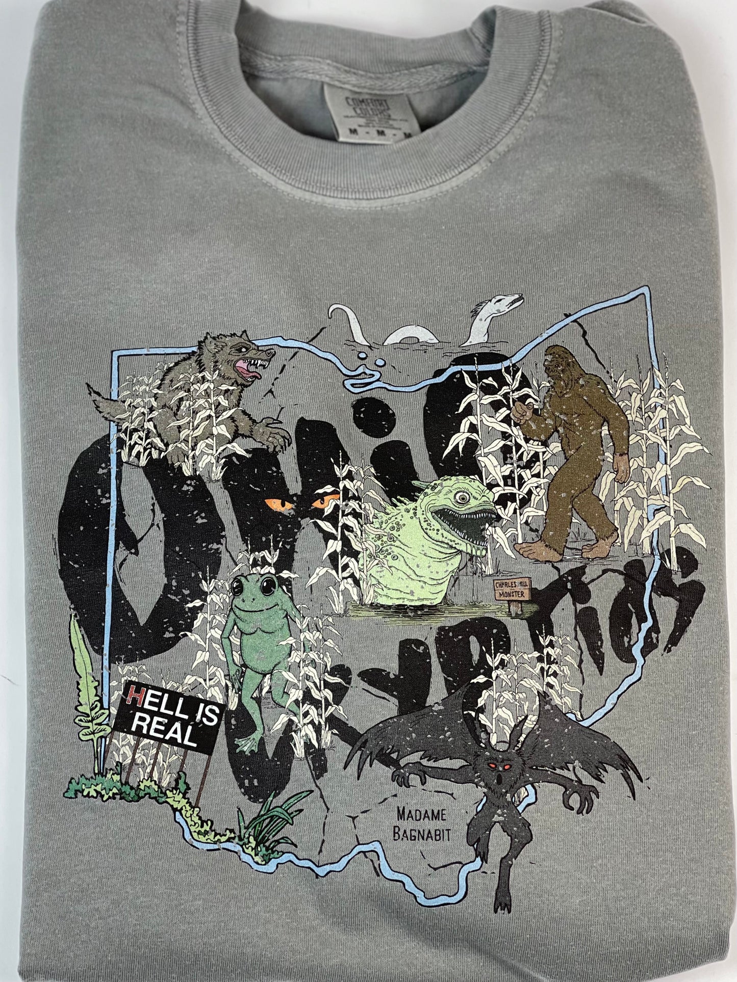 Ohio Cryptids unisex long sleeve printed Tshirt