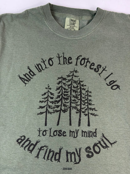 And Into the Forest unisex tshirt - Comfort Colors