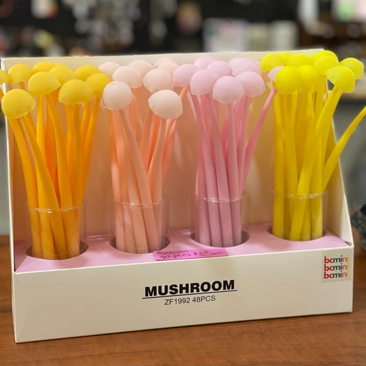 Mushroom gel pen