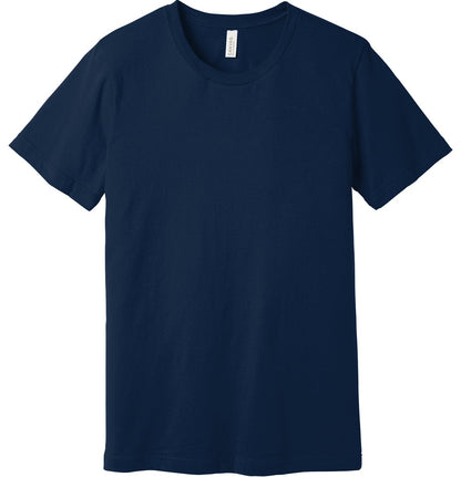 blank navy tshirt on white background